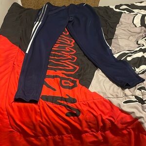 Kids Navy Blue Track Pants